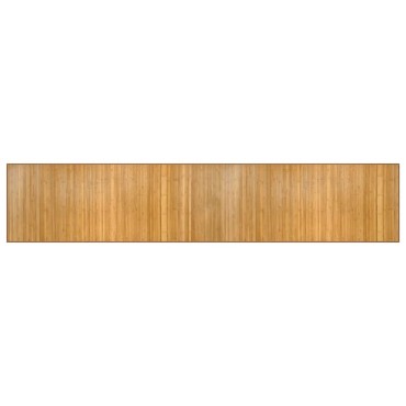 vidaXL Χαλί Ορθογώνιο Φυσικό 80x400cm Μπαμπού