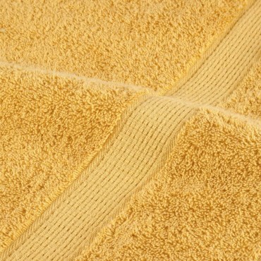 vidaXL Πετσέτες Μπάνιου Premium SOLUND 4 τεμ. Χρυσές 100x150 εκ. 600 γρ./μ²