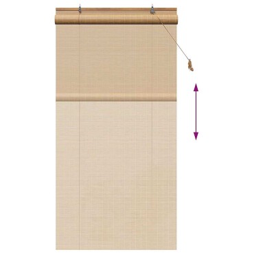 vidaXL Ρόλερ (στόρι) Καφέ 100 x 220 cm Μπαμπού
