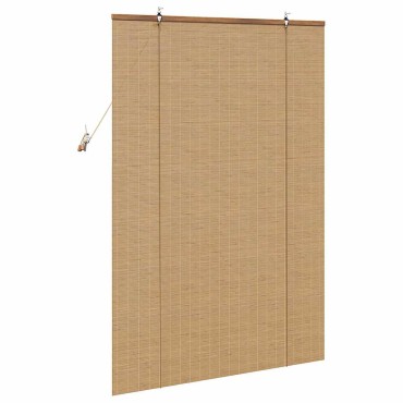 vidaXL Ρόλερ (στόρι) Καφέ 110 x 160 cm Μπαμπού