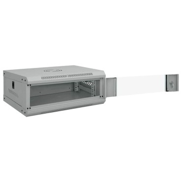 vidaXL Ντουλάπα δικτύου με αποθήκευση Γκρι 53 x 35 x 21 εκ Ατσάλι