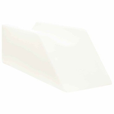 vidaXL Μαξιλάρι Ποδιών 68 x 25 x 21,5 εκ Σφιχτό PU Αφρός Λευκό