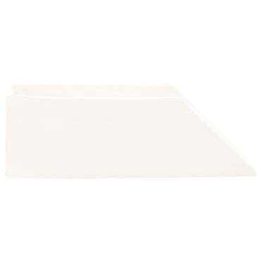 vidaXL Μαξιλάρι Ποδιών 68 x 25 x 21,5 εκ Σφιχτό PU Αφρός Λευκό