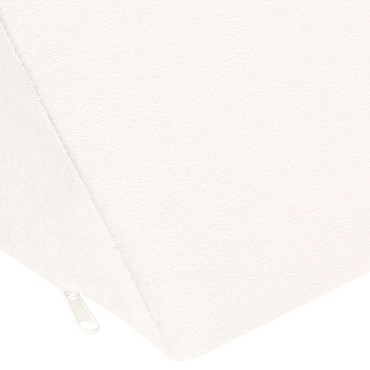 vidaXL Μαξιλάρι Ποδιών 68 x 25 x 21,5 εκ Σφιχτό PU Αφρός Λευκό