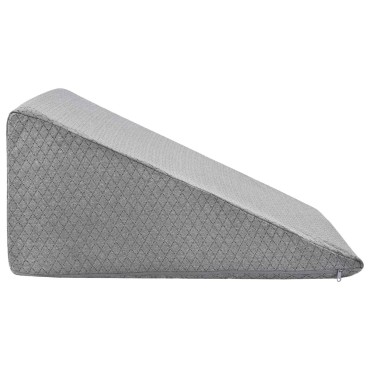 vidaXL Μαξιλάρι Ποδιών 60 x 50 x 30 εκ. Μαλακό Αφρός Μνήμης Γκρι