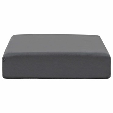 vidaXL Μαξιλάρια Καθίσματος 40 x 40 x 10 εκ PU Αφρός Γκρι