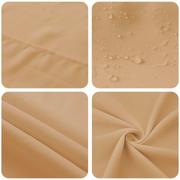 vidaXL Ύφασμα Τραπέζης Ορθογώνιος Μπεζ 110 x 160 cm Πολυεστέρας