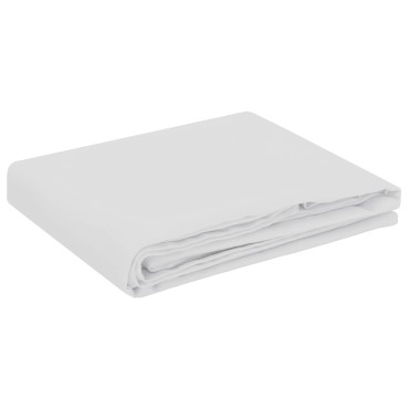 vidaXL Ύφασμα Τραπέζης Ορθογώνιος Λευκό 140 x 160 cm Πολυεστέρας