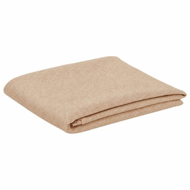 vidaXL Ύφασμα Τραπέζης Ωοειδής Μπεζ 160 x 220 cm