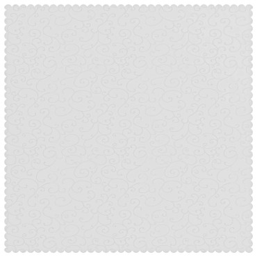 vidaXL Ύφασμα Τραπέζης Ορθογώνιος Λευκό 140 x 140 cm
