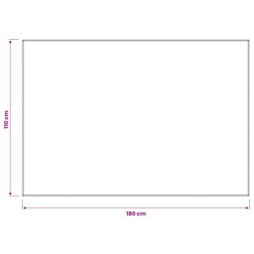 vidaXL Ύφασμα Τραπέζης 5 τμχ. Σκούρο Γκρι 110 x 180 εκ Πολυεστέρας