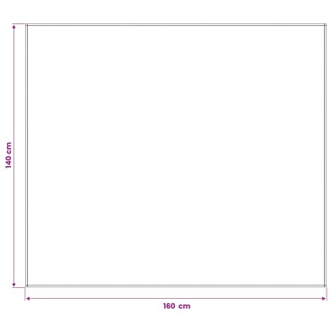 vidaXL Ύφασμα Τραπέζης 5 τμχ. Ορθογώνιος Κόκκινο 140 x 160 cm