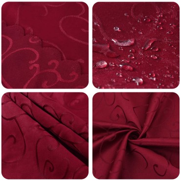 vidaXL Ύφασμα Τραπέζης 5 τμχ. Ορθογώνιος Κόκκινο 110 x 160 cm