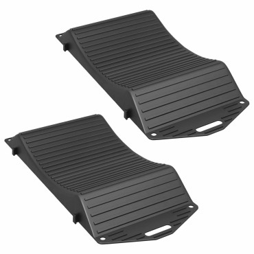 vidaXL Σωτήρες Ελαστικών 2 τεμ. Μαύρο 44 x 20 x 4 εκ PP