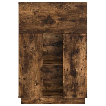 vidaXL Γραφείο Καπνιστό Δρύς 71.5x31.5x106.5cm Επεξεργασμένο Ξύλο 1 τεμ.