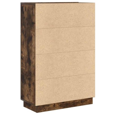 vidaXL Γραφείο Καπνιστό Δρύς 71.5x31.5x106.5cm Επεξεργασμένο Ξύλο 1 τεμ.