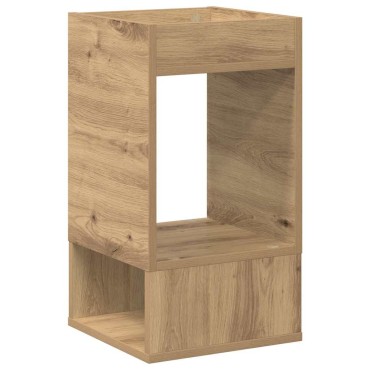 vidaXL End Table Artisan Oak 30x30x56cm Επεξεργασμένο Ξύλο