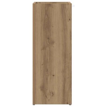 vidaXL Σχέδιο & βάση αποθήκευσης Artisan Oak 25 x 24,5 x 64 εκ.