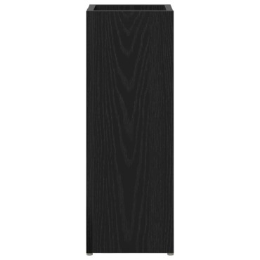 vidaXL Σχέδιο & βάση αποθήκευσης Μαύρη Οξυά 20 x 20 x 55,5 εκ