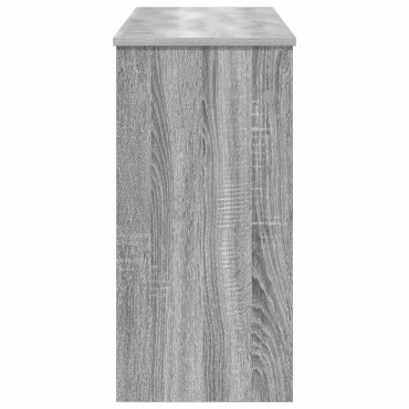 vidaXL Βάση Πληκτρολογίου Γκρίζο Σονομα 100 x 32 x 64 εκ