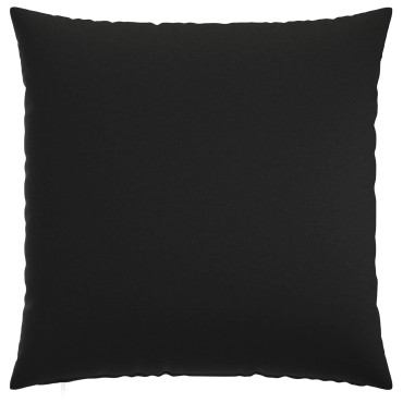 vidaXL Κάλυμμα Μαξιλαριού 2 τμχ. HEERLEN Μαύρο 80 x 80 cm Ύφασμα