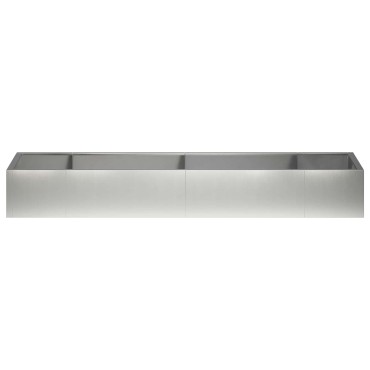 vidaXL Τοίχος Στήριξης 8 τμχ. 300 x 100 x 50 cm Ανοξείδωτο Ατσάλι