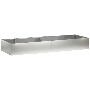 vidaXL Τοίχος Στήριξης 8 τμχ. 300 x 100 x 30 εκ. Ανοξείδωτο Ατσάλι
