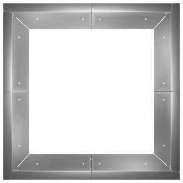 vidaXL Τοίχος Στήριξης 4 τμχ. 100 x 100 x 50 cm Γαλβανισμένος Χάλυβας