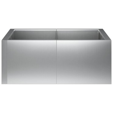 vidaXL Τοίχος Στήριξης 8 τμχ. 300 x 100 x 30 εκ. Γαλβανισμένος Χάλυβας