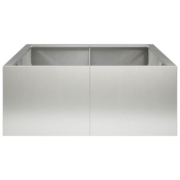 vidaXL Τοίχος Στήριξης 6 τμχ. 200 x 100 x 50 cm Ανοξείδωτο Ατσάλι