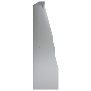 vidaXL Τοίχος Στήριξης 4 τμχ. 80 x 12 x 50 εκ. Γαλβανισμένος Χάλυβας