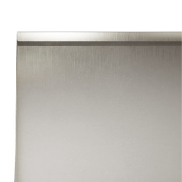 vidaXL Τοίχος Στήριξης 4 τμχ. 100 x 12 x 50 εκ Ανοξείδωτο Ατσάλι Ασημί