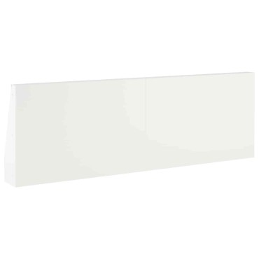 vidaXL Τοίχος Στήριξης 4 τμχ. 60 x 12 x 50 εκ. Ατσάλι Λευκό