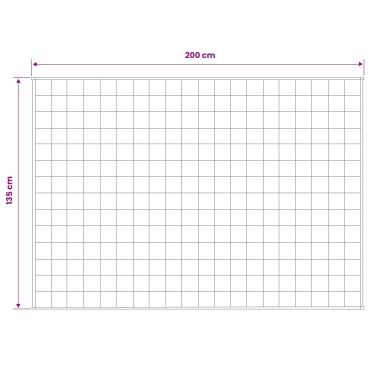 vidaXL Βάρος Κουβέρτα Ανθρακί 135 x 200 cm 10 kg 100% Βαμβάκι 205T