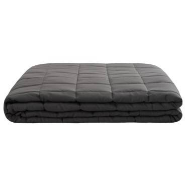 vidaXL Βάρος Κουβέρτα Ανθρακί 150 x 200 cm 7 kg 100% Βαμβάκι 205T