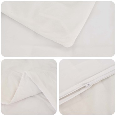 vidaXL Βάρος Κουβέρτα Λευκό 137 x 200 cm 6 kg 100% Βαμβάκι 205T