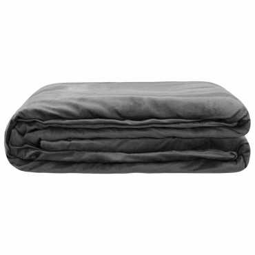 vidaXL Βάρος Κουβέρτα Ανθρακί 152 x 203 cm 11 kg 100% Βαμβάκι 205T