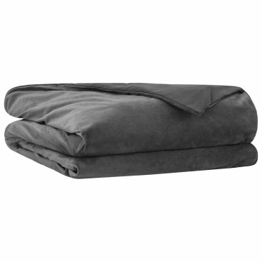 vidaXL Βάρος Κουβέρτα Ανθρακί 120 x 180 cm 9 kg 100% Βαμβάκι 205T