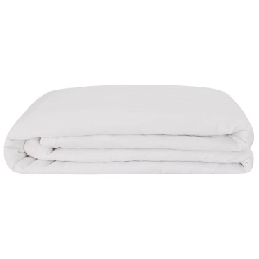 vidaXL Βάρος Κουβέρτα Λευκό 135 x 200 cm 6 kg 100% Βαμβάκι 205T