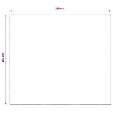 vidaXL Βάρος Κουβέρτα Λευκό 200 x 225 cm 13 kg 100% Βαμβάκι 205T