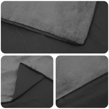 vidaXL Βάρος Κουβέρτα Ανθρακί 200 x 220 cm 9 kg 100% Βαμβάκι 205T