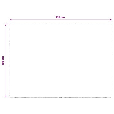 vidaXL Βάρος Κουβέρτα Λευκό 155 x 220 cm 7 kg 100% Βαμβάκι 205T