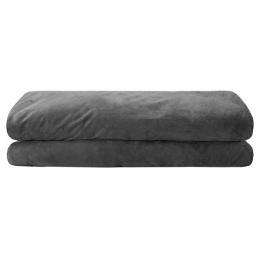 vidaXL Βάρος Κουβέρτα Ανθρακί 140 x 200 cm 6 kg 100% Βαμβάκι 205T