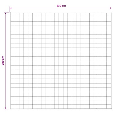 vidaXL Βάρος Κουβέρτα Λευκό 200 x 230 cm 9 kg 100% Βαμβάκι 205T