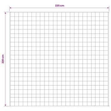 vidaXL Βάρος Κουβέρτα Ανθρακί 220 x 235 cm 11 kg 100% Βαμβάκι 205T