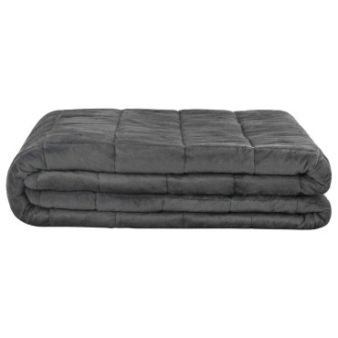 vidaXL Βάρος Κουβέρτα Ανθρακί 200 x 200 cm 9 kg 100% Βαμβάκι 205T