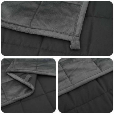 vidaXL Βάρος Κουβέρτα Ανθρακί 200 x 200 cm 9 kg 100% Βαμβάκι 205T