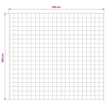 vidaXL Βάρος Κουβέρτα Ανθρακί 200 x 230 cm 9 kg 100% Βαμβάκι 205T