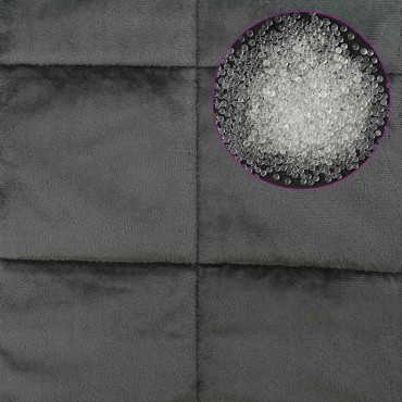 vidaXL Βάρος Κουβέρτα Ανθρακί 230 x 220 cm 15 kg 100% Βαμβάκι 205T