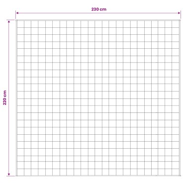 vidaXL Βάρος Κουβέρτα Ανθρακί 230 x 220 cm 15 kg 100% Βαμβάκι 205T